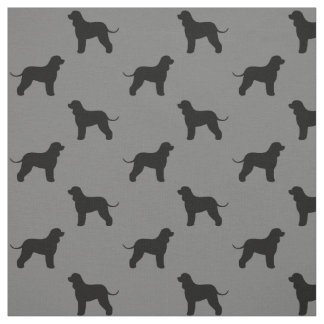 Tecido Silhuettes de Cão de Espanhol Irlandês Patterados
