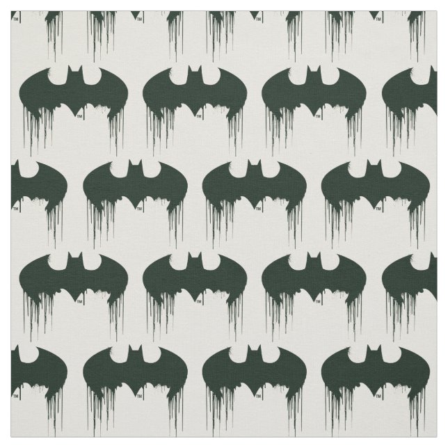 Tecido Símbolo Batman | Logotipo de tinta (Modelo)