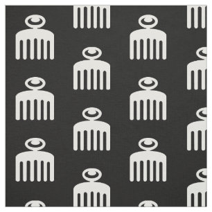 Tecido Símbolo de Duafe   Adinkra para a beleza feminino