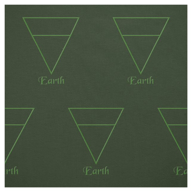 Tecido Símbolo de Elemento Terrestre Pagan Falln (Modelo)