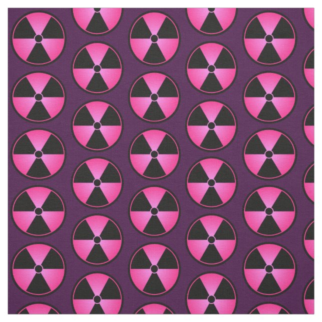 Tecido Símbolo de Radiação Rosa (Modelo)