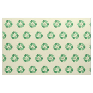 Tecido Símbolo de Reciclar