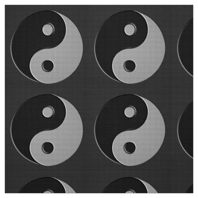 Tecido Símbolo de Yin Yang no estilo da fibra do carbono (Modelo)