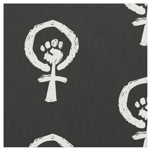 Tecido Símbolo feminista (Detalhe)