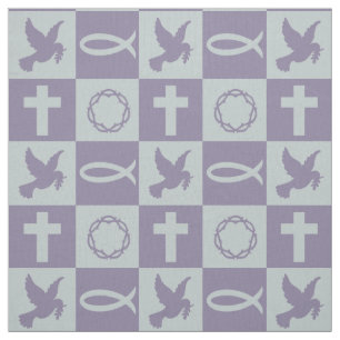 Tecido Símbolos cristãos