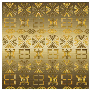 Tecido Símbolos étnicos de Adinkra do africano