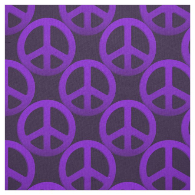 Tecido Sinal de Paz Roxo (Modelo)