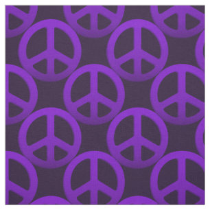 Tecido Sinal de Paz Roxo