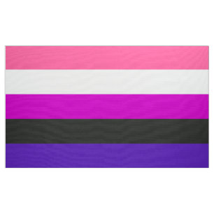 Tecido Sinalizador do Orgulho Genderfluido