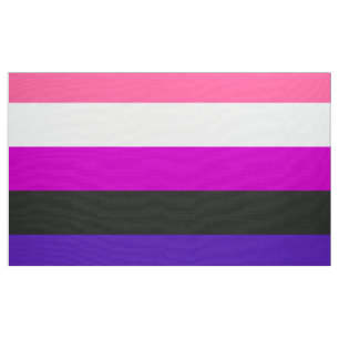 Tecido Sinalizador do Orgulho Genderfluido