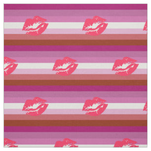 Tecido Sinalizador do Orgulho Lésbico Lipstick
