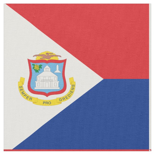 Tecido Sint Maarten flag (Detalhe)