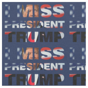 Tecido Sinto Falta Do Presidente Trump