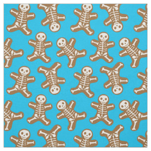 Tecido Skeleton Gingerbird Man Patterno