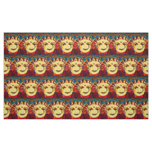 Tecido smiley face Freedom Yellow