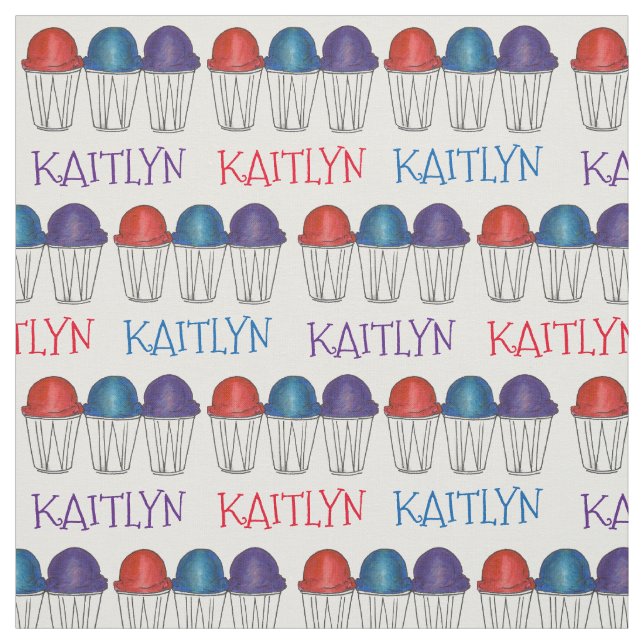 Tecido Snocone De Água Amarrada Italiano Personalizado (Modelo)