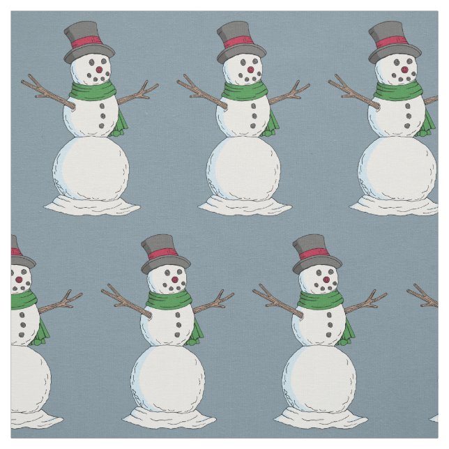 Tecido Snowman (Modelo)