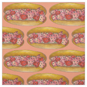 Tecido Sobre o Roll Maine Lobster Rolls Rolls