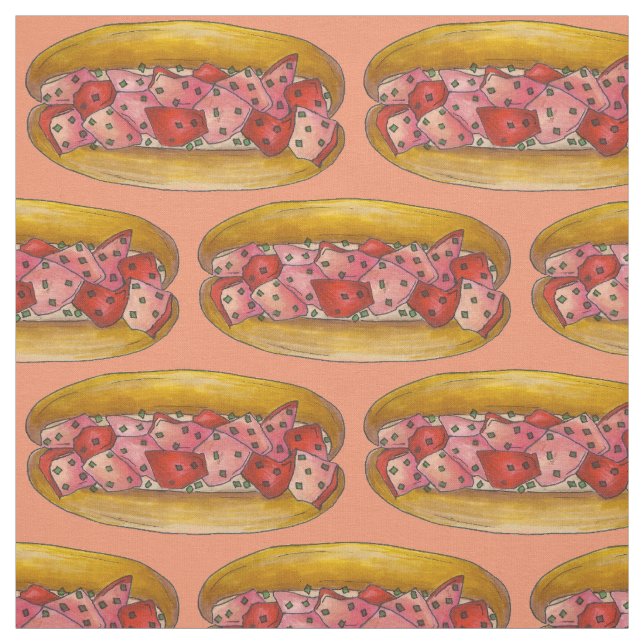 Tecido Sobre o Roll Maine Lobster Rolls Rolls (Modelo)
