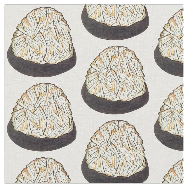 Tecido Sobremesas de chocolate Coco Macaroon (Detalhe)