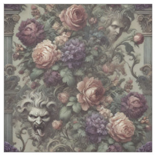 Tecido Sociedades Secretas Bloom em Espirais - Azulejo de