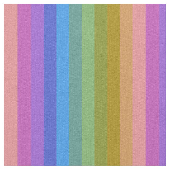 Tecido Soft Pastel Rainbow Vertical Stripes (Detalhe)