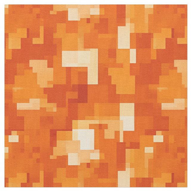 Tecido Sombras de Abstrato laranja (Detalhe)