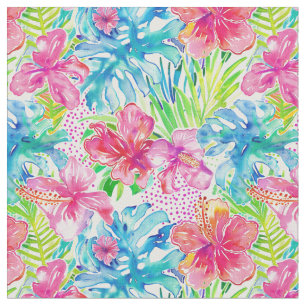 Tecido Sonho de Flor Tropical