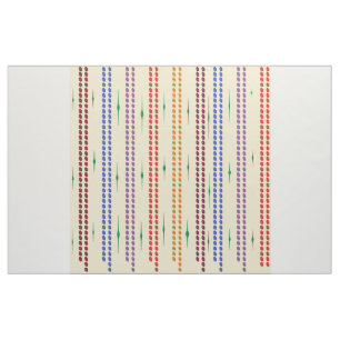 Tecido Sorvete de cortina de urso com cores de linhas mis