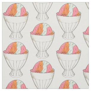 Tecido Sorvete Sorbet Dessert Scoop