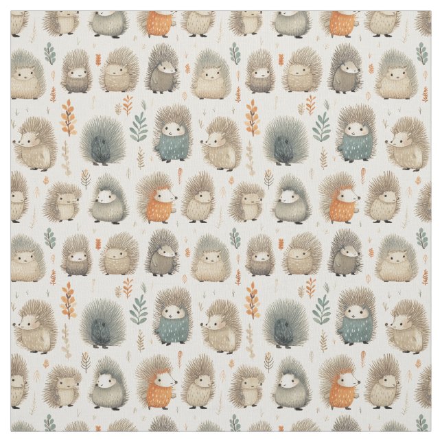 Tecido Spiky Charm: Porcupine Whimsy (Modelo)