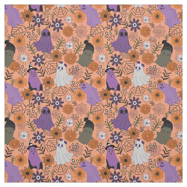 Tecido Spooky floral (Modelo)