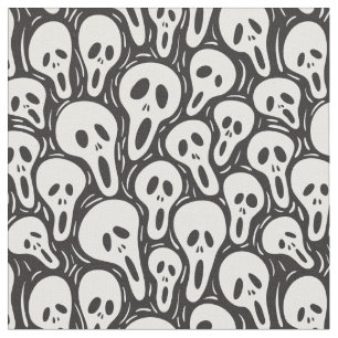 Tecido Spooky Ghost Pattern