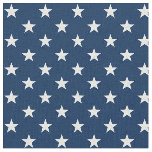 Tecido Star Spangled 1/2" Stars Blue EUA