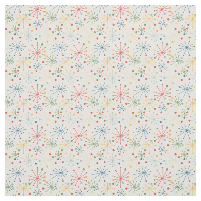 Tecido Starbursts em Cor (Modelo)