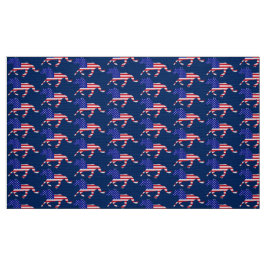 Tecido Stars and Stripes Mustang (azul)