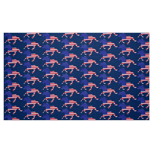 Tecido Stars and Stripes Mustang (azul) (Fat Quarter)