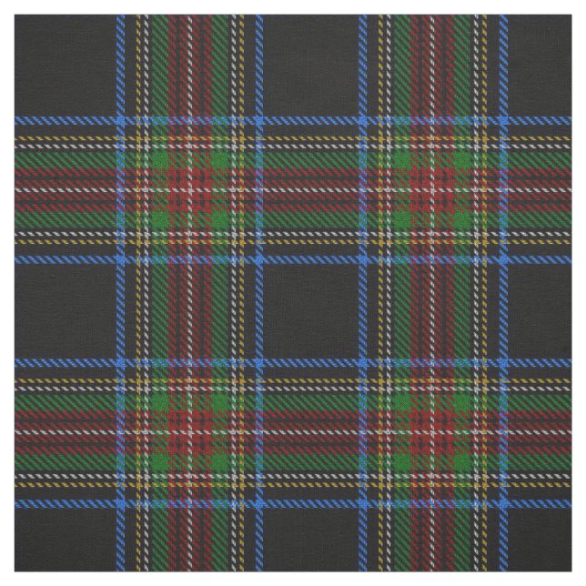 Tecido Stewart Black Tartan (Modelo)