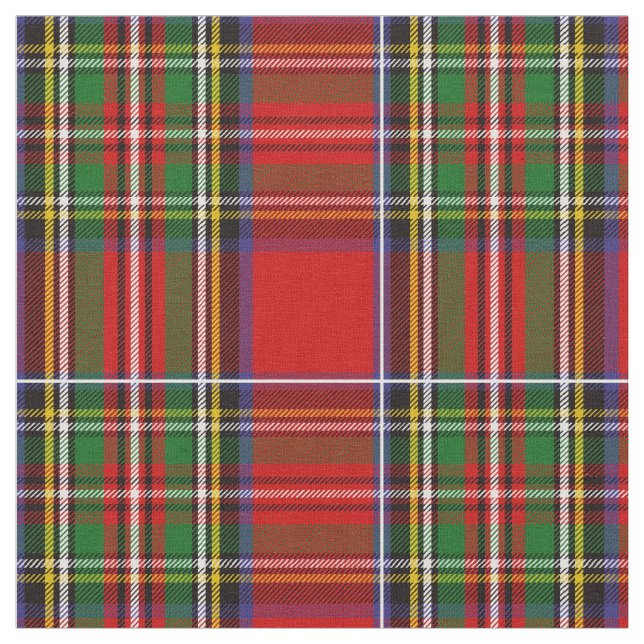 Tecido Stewart Tartan Impressão (Detalhe)