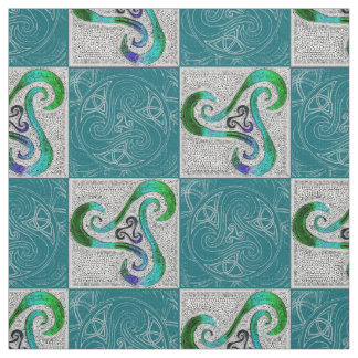 Tecido Stoffbahn celtic Triskele