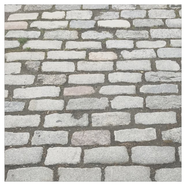 Tecido Stone Pathway Cinza Cobblestone Street Sidewalk (Modelo)