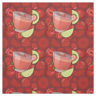 Tecido Strawberry Daiquiri