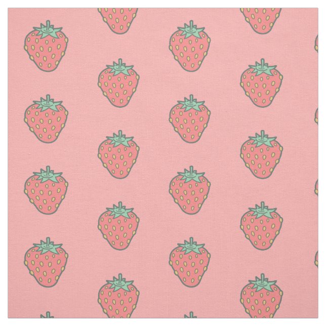 Tecido Strawberry Pattern (Modelo)