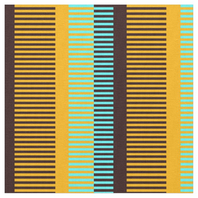 Tecido Stripes Amarelas do Céu Azul (Detalhe)