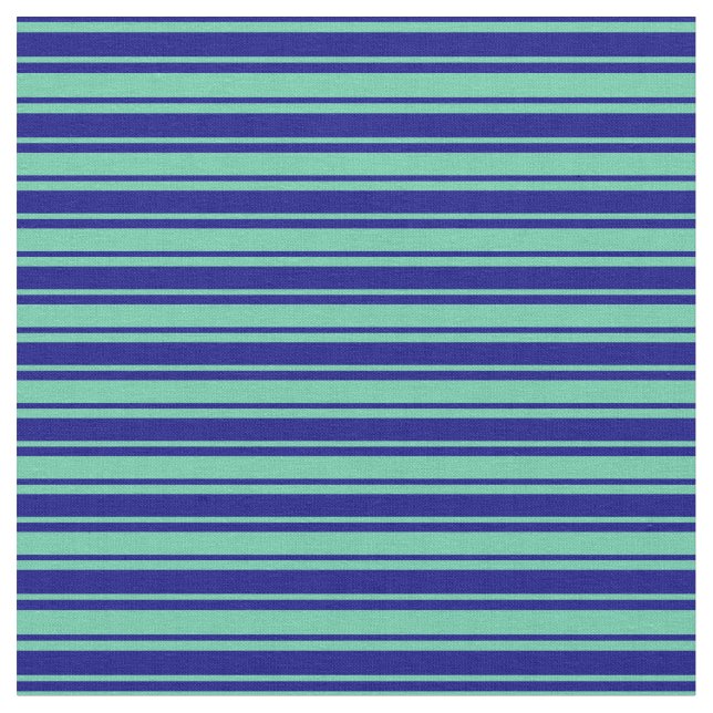 Tecido Stripes Azuis e Aquamarinas (Detalhe)