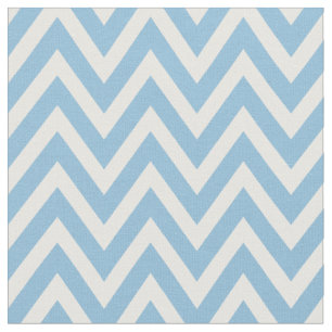 Tecido Stripes de Chevron Moderno Azul-Céu