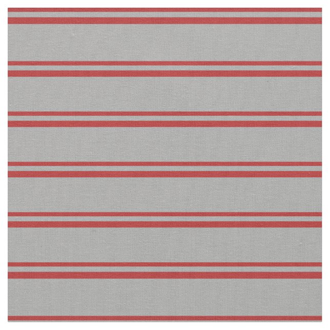 Tecido Stripes de Cinzas Vermelhas e Escuras (Detalhe)