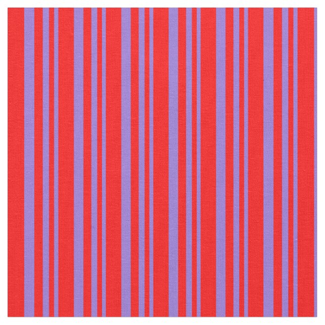 Tecido Stripes de cor púrpura e vermelha (Detalhe)