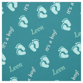 Tecido substâncias personalisierbare com nome bebé rapaz