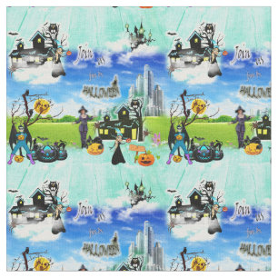 Tecido Summer Fantasy convite de Halloween 